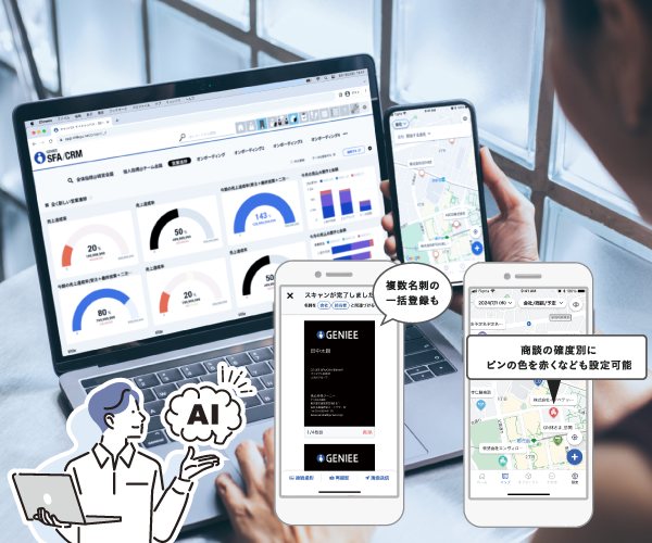 SFA/CRMのAI活用と営業支援アプリ